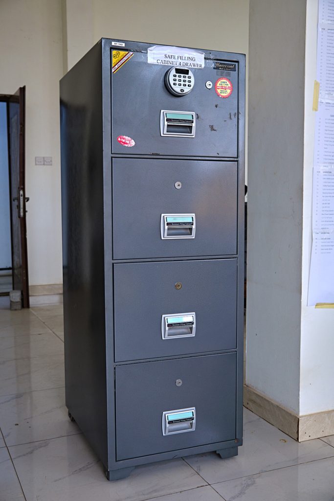 Safe filing cabinet